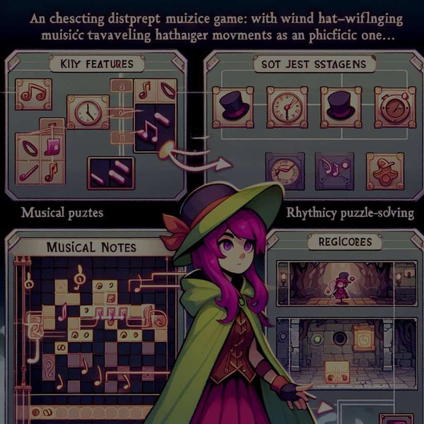 Comment intégrer des énigmes basées sur la musique dans un jeu d'aventure inspiré de « A Hat in Time » ?